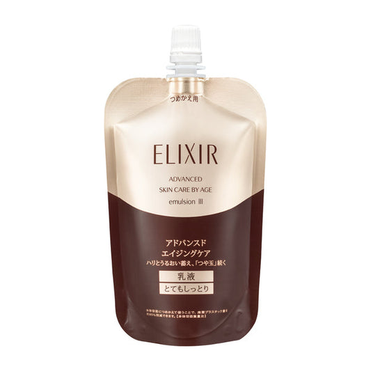 Shiseido Elixir Advanced Emulsion T III Emulsion [refill] 110g - Japanese Aging Care Emulsion
